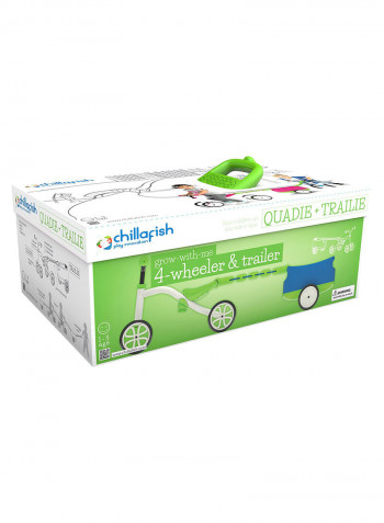Quadie And Trailie Ride-On Bike 72x50x57centimeter