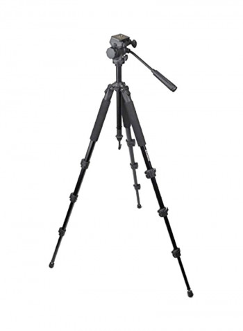 Professional Tripod With Tilt Head 64inch Black