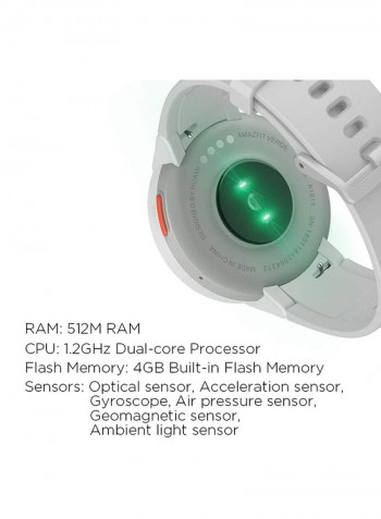 Verge Lite Smartwatch White