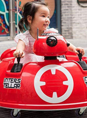 Ride-On Push Around Buggy Scooter With Remote Control And Swing Car
