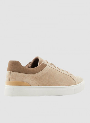 Eisingen Faux Leather Sneakers Beige