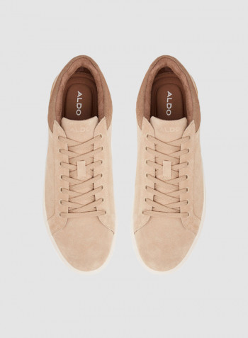 Eisingen Faux Leather Sneakers Beige
