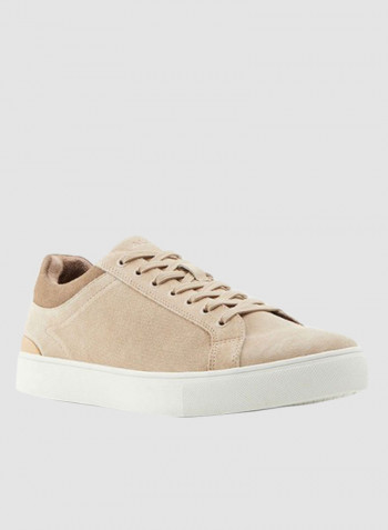 Eisingen Faux Leather Sneakers Beige