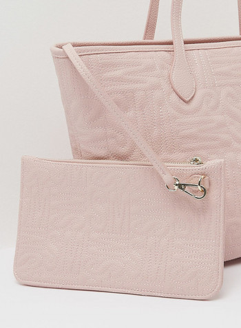 Btilly Classic Design Shopper Bag Pink