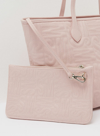 Btilly Classic Design Shopper Bag Pink