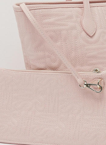 Btilly Classic Design Shopper Bag Pink