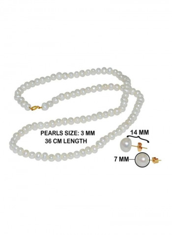 3-Piece 18 Karat Gold Jewellery Set