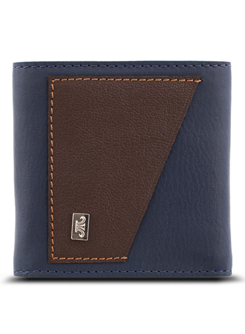Adroit Leather Wallet Dark Blue