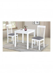 Boston 2-Seater Dining Set White/Grey reviews Boston 2-Seater Dining Set White/Grey