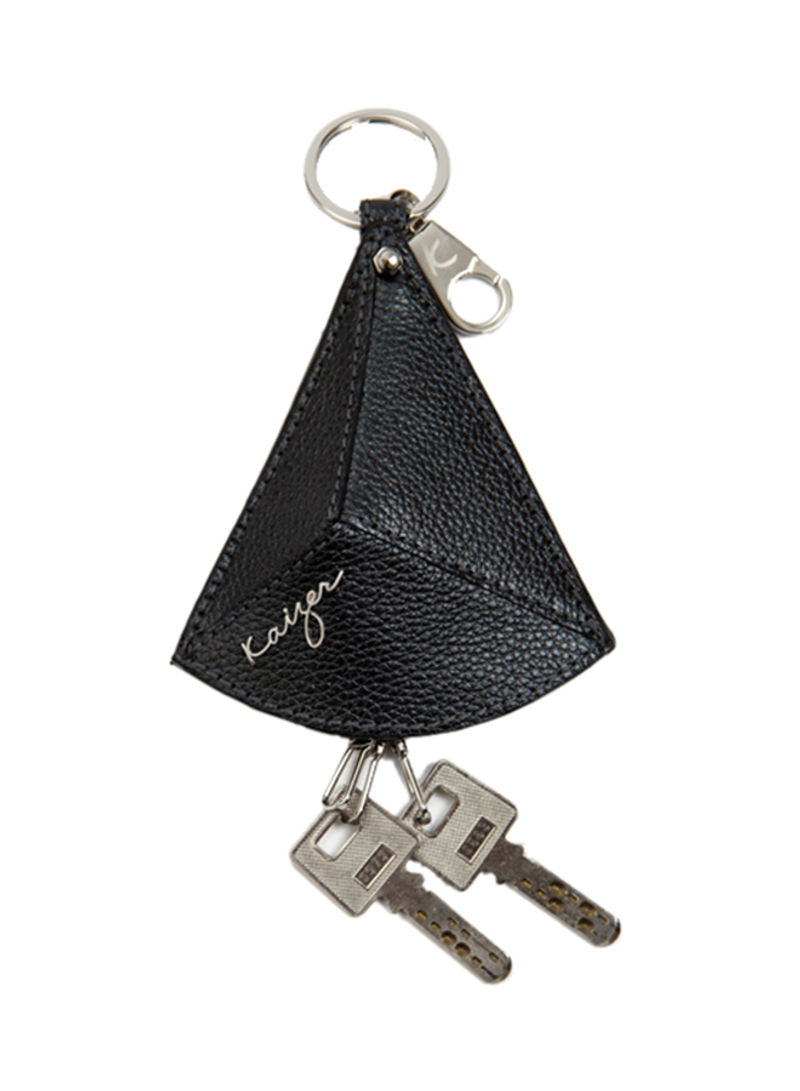 Cosset Leather Key Holder Black