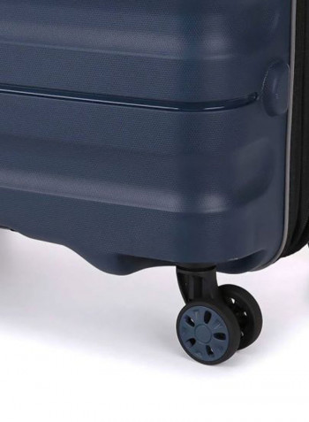 Juno II 4-Wheel Hard Luggage Trolley كحلي