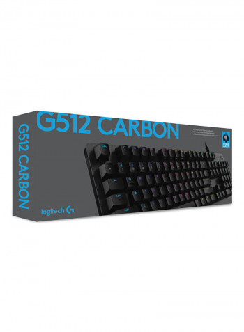 G512 Gx Carbon Rgb Usb Clicky Gaming Keyboard Black