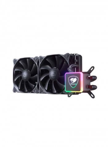 Gaming CPU Liquid Cooler Aqua with Motherboard Sync and RGB Led Pump Head