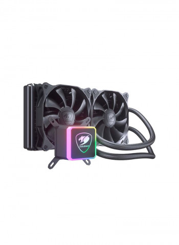 Gaming CPU Liquid Cooler Aqua with Motherboard Sync and RGB Led Pump Head