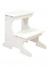 Wooden Step Stool White