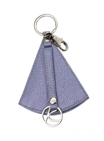 Cosset Leather Key Holder Purple