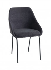 Dining Chair NYSTED Dark Grey/Black 51x83x56cm reviews Dining Chair NYSTED Dark Grey/Black 51x83x56cm
