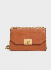 Croc Effect Crossbody Bag Brown reviews Croc Effect Crossbody Bag Brown