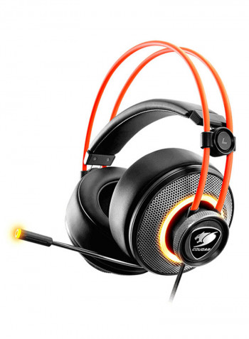Immersa Pro Advanced Lightweight Gaming Headset For PS4/PS5/XOne/XSeries/NSwitch/PC Orange/Black/Grey