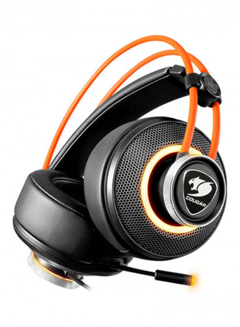 Immersa Pro Advanced Lightweight Gaming Headset For PS4/PS5/XOne/XSeries/NSwitch/PC Orange/Black/Grey