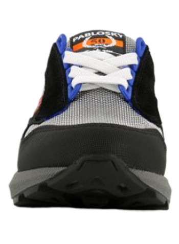 Stepeasy Lace-Up Sports Shoes Grey/Black/Blue