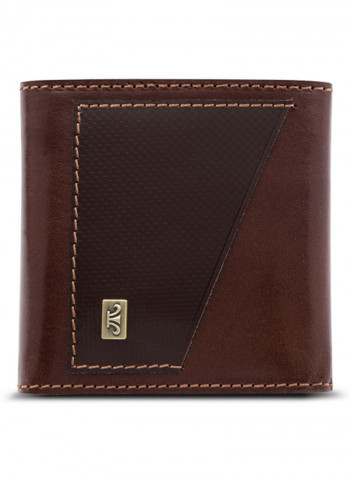 Adroit Leather Wallet Dark Brown