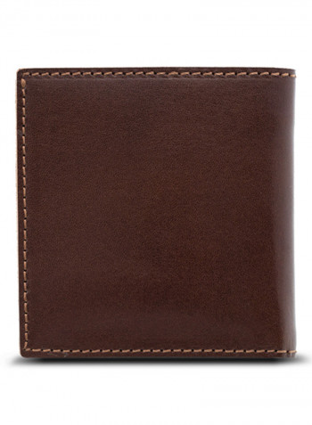 Adroit Leather Wallet Dark Brown