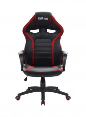 Gaming Racing Style Swivel Chair Red/Black 125x66x18.2cm