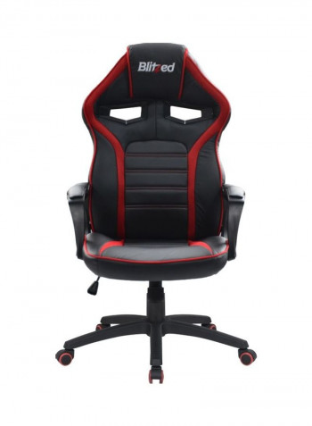 Gaming Racing Style Swivel Chair Red/Black 125x66x18.2cm