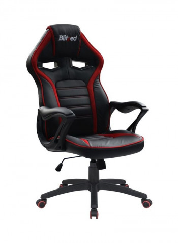 Gaming Racing Style Swivel Chair Red/Black 125x66x18.2cm