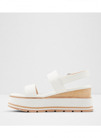 Wedge Sandals White