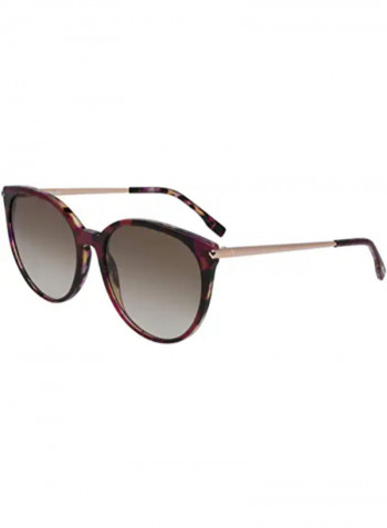 Women's Full-Rim Metal Oval Sunglasses - Lens Size: 56 mm