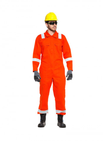 Inherant Fire Retardant Coverall Orange