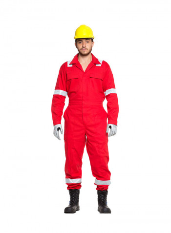 Inherant Fire Retardant Coverall Red