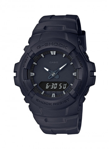 Men's Rubber Analog And Digital Wrist Watch G-100BB-1ADR