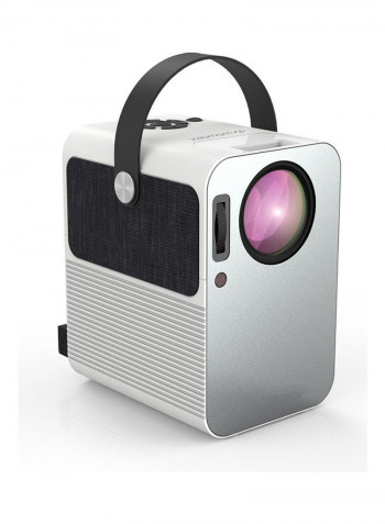 Portable LED Projector PROJ-WO-18-W White/Black