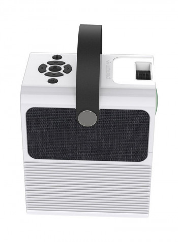 Portable LED Projector PROJ-WO-18-W White/Black