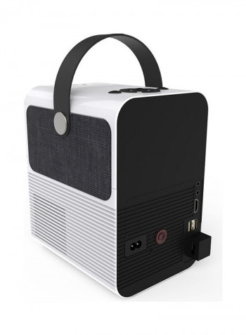 Portable LED Projector PROJ-WO-18-W White/Black