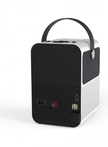 Portable LED Projector PROJ-WO-18-W White/Black