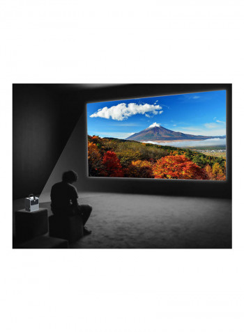 Portable LED Projector PROJ-WO-18-W White/Black
