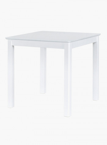 3-Piece Mercury Dining Table Set White/Grey 97x43.5x50centimeter