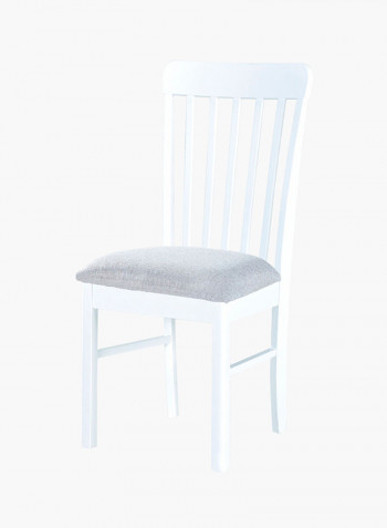 3-Piece Mercury Dining Table Set White/Grey 97x43.5x50centimeter