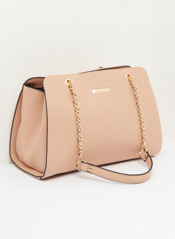 Lc-Cascade Classic Design Shopper Bag Blush