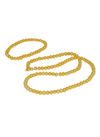 18K Gold Pearl Jewellery Set