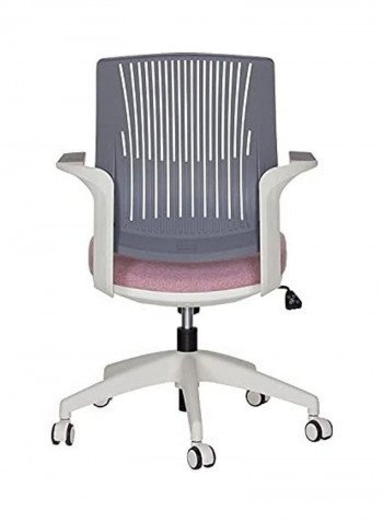 Ergonomic Office Chair Pink/Grey/White