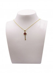 Sterling Silver 14 Karat Gold Plated Pendant Necklace