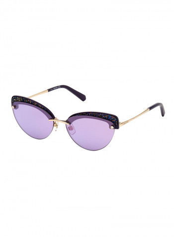 Women's UV Protection Cat Eye Sunglasses - Lens Size: 57 mm