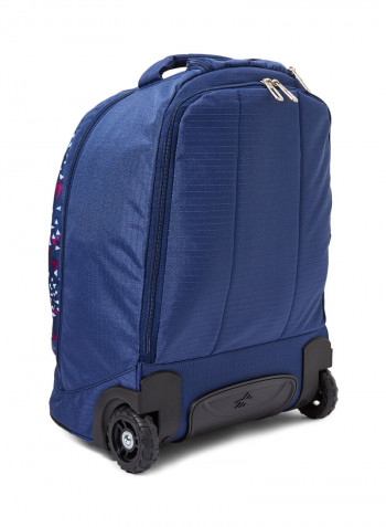 6 Piece Tactic Wheeled Luggage Set Blue