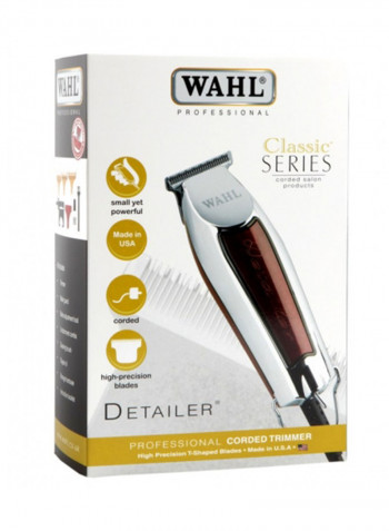 Classic Series Professional Corded Trimmer Silver/Red/Black