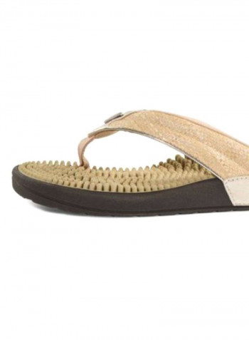 Japanese Massager Genki Flip-Flop Gold